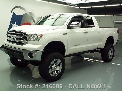 2012 toyota tundra dbl cab 4x4 lifted rear cam 20&#039;s 61k texas direct auto