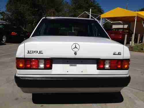1992 Mercedes-Benz 190E 2.6 Sedan 4-Door 2.6L ONE FLORIDA OWNER, US $3,990.00, image 4