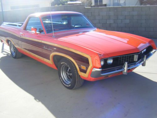 1971 ford ranchero squire 351 cleveland rare california car!