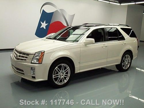 2008 cadillac srx v8 pano sunroof htd leather nav 41k! texas direct auto