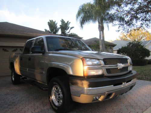 2003 chevrolet silverado k2500hd crew-cab 4x4 6.0 bose 1 eldery fl ownr pristine