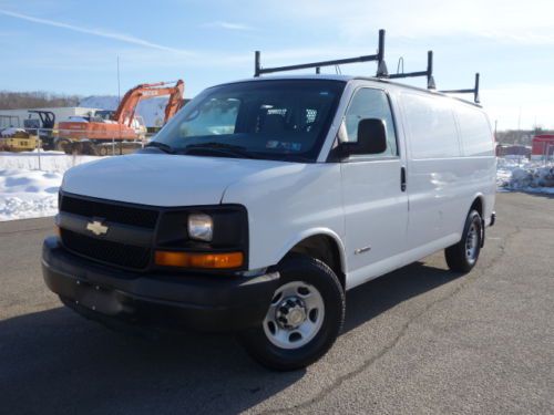 Chevrolet express cargo 2500 ladder rack autostarter power locks no reserve