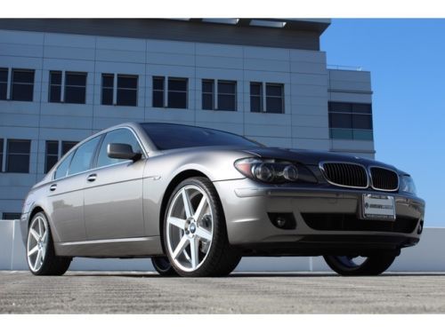 2006 bmw 750i, 22&#034; wheels, park distance control, luxury seating package, navi