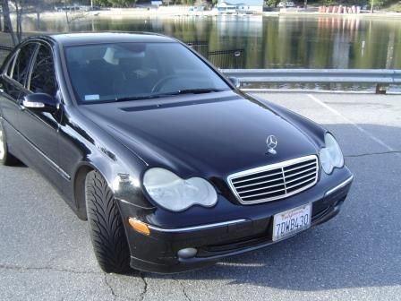 Beautiful black mercedes benz c230 kompressor