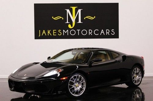 2005 ferrari f430 coupe, 6-speed, black/tan, highly optioned, serviced, pristine