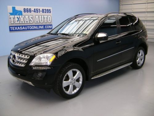 We finance!!! 2009 mercedes-benz ml350 roof nav heated leather 47k mi texas auto