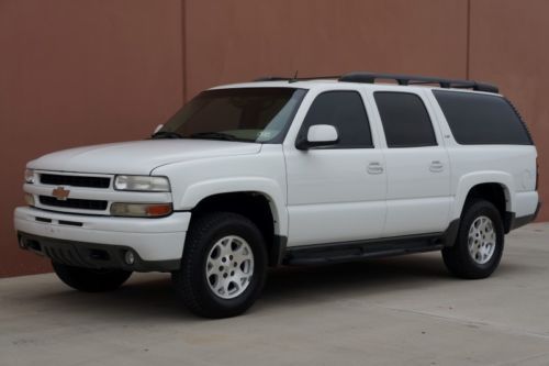 05 chevy suburban z71 4x4 1 owner leather htd sts 8 pass mroof bose carfax cert!