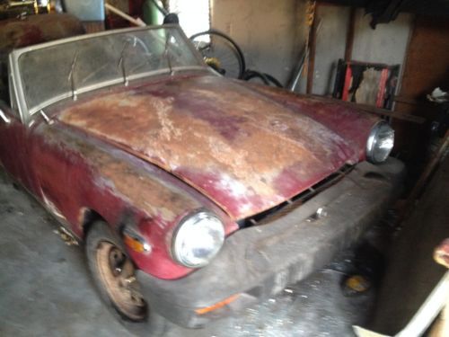 1975 mg midget complete /ready to be restored /florida car no reserve , cln tle