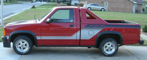 1989 dodge dakota shelby &lt;&gt; very rare &lt;&gt; number 1080 &lt;&gt; 75,547 miles &lt;&gt; red