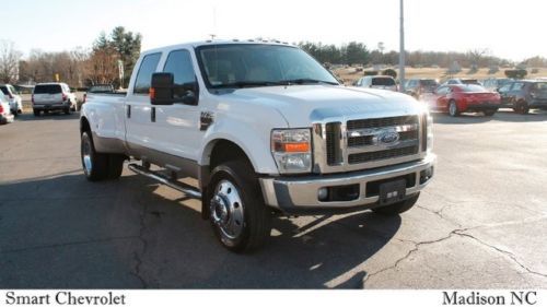 2008 ford f-450 lariat powerstroke turbo diesel 4x4 crew cab pickup trucks drw