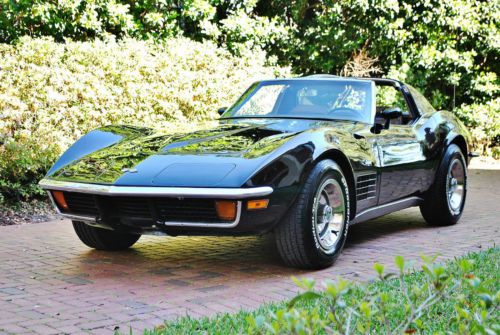 Unreal condition1972 chevrolet corvette t-tops matching number loaded a/c sweet