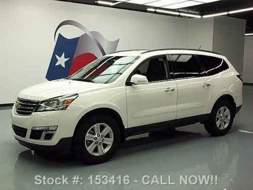 2014 chevy traverse 2lt htd leather dvd rear cam 11k mi texas direct auto