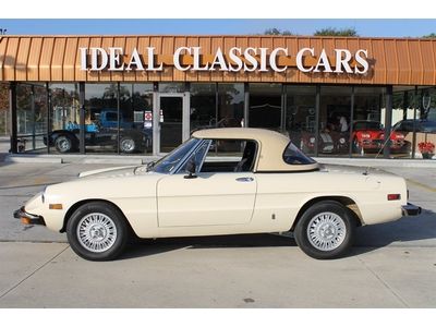 74 alfa romeo covertible white hart top