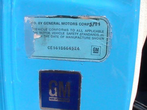 1971 CHEVROLET PICK-UP BIG BLOCK SUPER NICE! (66 67 68 69 70 cheyenne), image 13