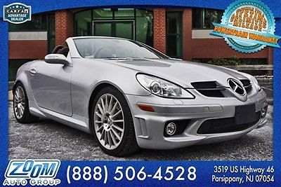 05 mercedes slk55 amg navigation air scarf convertible hardtop mint! warranty