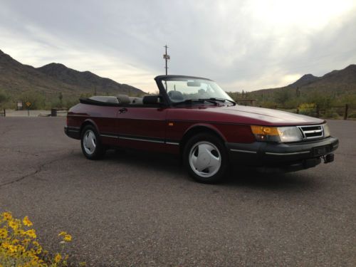 1993 saab 900 turbo convertible 2-door 2.0l