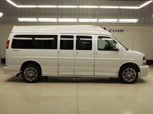 2013 gmc savana cargo van majestic conversion-7 tv/dvds-reverse camera-rwd