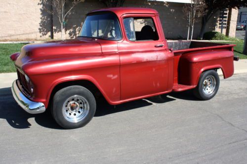 1955 chevrolet pick up-original-short bed-1/2 ton-1956-1957