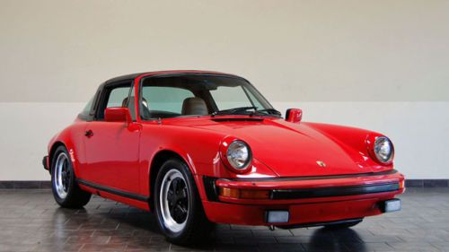 1982 porsche 911sc targa - guards red - nice driver