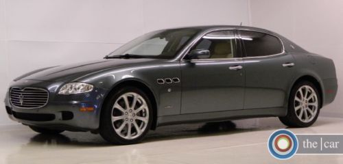 06 quattroporte navigation cds 19s heated seats phone shade maintained clean