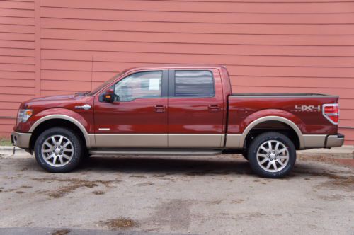 F150 4x4 sunset metallic navigation moonroof heated &amp; cooled seats 20&#034; wheels