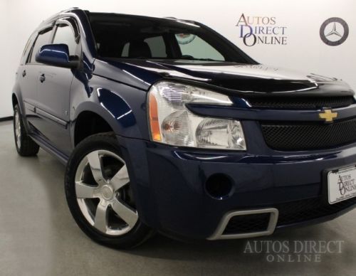 We finance 09 equinox sport awd cleancarfax heated leather seats sunroof chromes