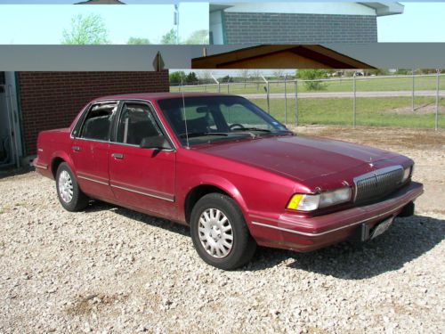 1993 buick century custom sedan 4-door 2.2l