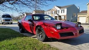 Red 1983 firebird with a rebuilt engine (383 stroker) with about 500 miles on it