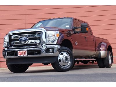 2011 ford f350 dual rear wheel lariat ultimate pkg 4wd 6.7l v8 diesel navigation