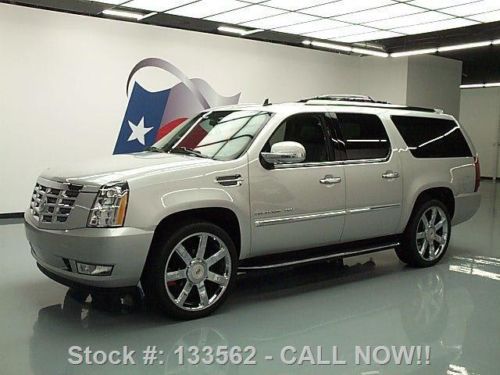 2011 cadillac escalade esv lux sunroof nav dvd 24&#039;s 53k texas direct auto