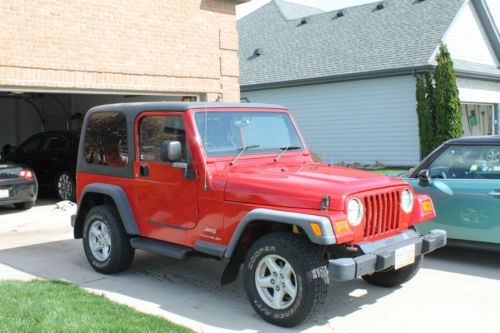 Right hand drive 2003 jeep wrangler sport utility 2-door 4.0l rhd