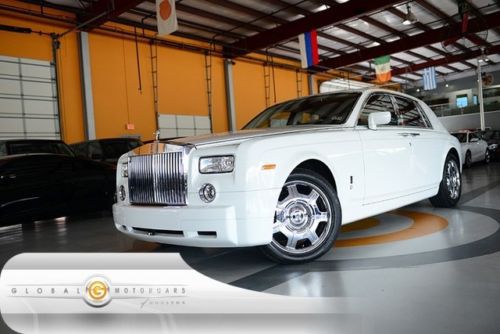 07 rolls royce phantom 25k lexicon navigation rearview camera rear trays heated