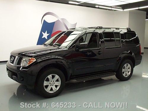 2006 nissan pathfinder le 4x4 7pass htd leather sunroof texas direct auto