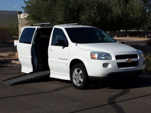 2008 chevrolet uplander ext wheelchair handicap van one owner best buy