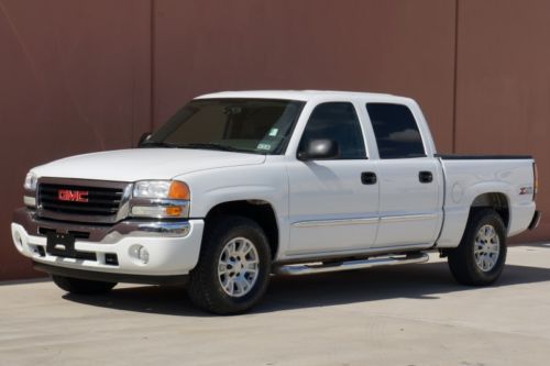 05 gmc sierra sle z71 crew cab 4x4 1 owner carfax certified running boards cd