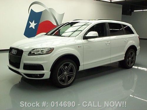 2013 audi q7 quattro prestige s-line awd pano roof nav! texas direct auto