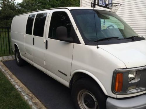 2001 gmc savana 3500 extended van