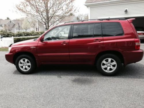 2002 toyota highlander limited sport utility 4-door 3.0l