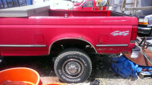 Ford F-350 1993 Red Pick Up, image 5