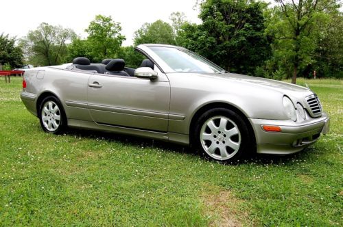 Beautiful 2003 mercedes-benz clk 320 cabriolet, navigation, power seats,top,cd