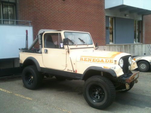 1982 jeep cj 7 - lift, locker, rebuilt transmission, dana 300 t-case