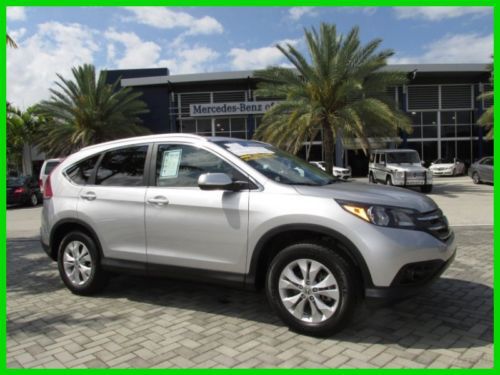 12 alabaster silver crv exl 2.4l i4 suv *sunroof *17 inch alloy wheels *low mi