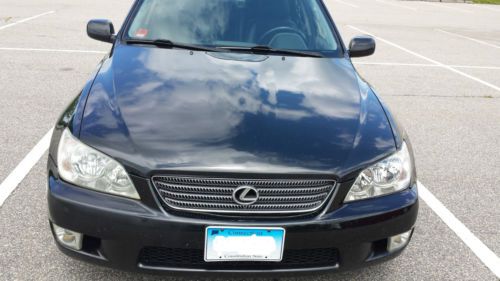 Compact but quick. black 2001 lexus is300. with very new snow tires and wheels.