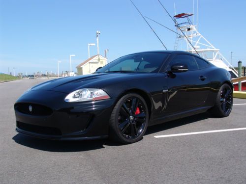 2011 jaguar xkr 510 horsepower supercharged 5.0 v8  &#034;murdered&#034; look ! black pack