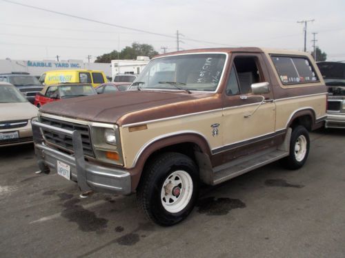 1984 ford bronco, no reserve