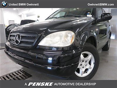 Ml320 4dr awd 3.2l m-class suv automatic gasoline 3.2l v6 cyl black