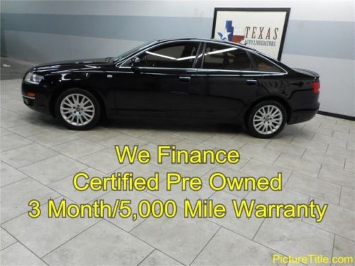 06 audi a6 awd leather heated seats sunroof gps navi warranty we finance texas