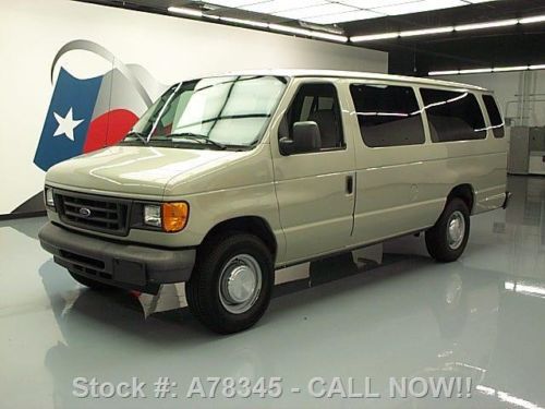 2006 ford e-350 sd xl ext 15-passenger van 5.4l v8 53k texas direct auto