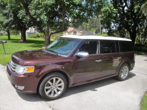 09 ford flex limited 4x4*dvd/ent pkg*lthr*3rd row*rear sunroofs*x-nice*htd seats