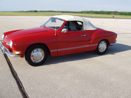 1971 karmann ghia convertable burnt orange